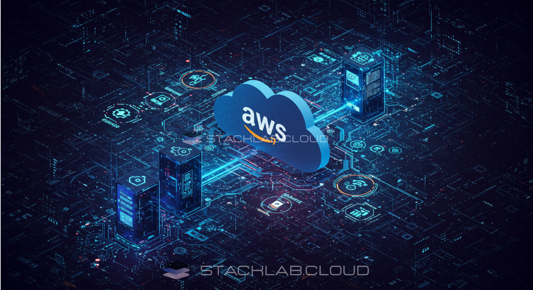 An in-depth guide to Amazon Web Services featuring the AWS logo.