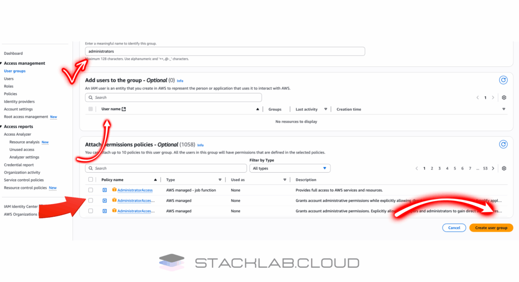 IAM Group Creation Tutorial
