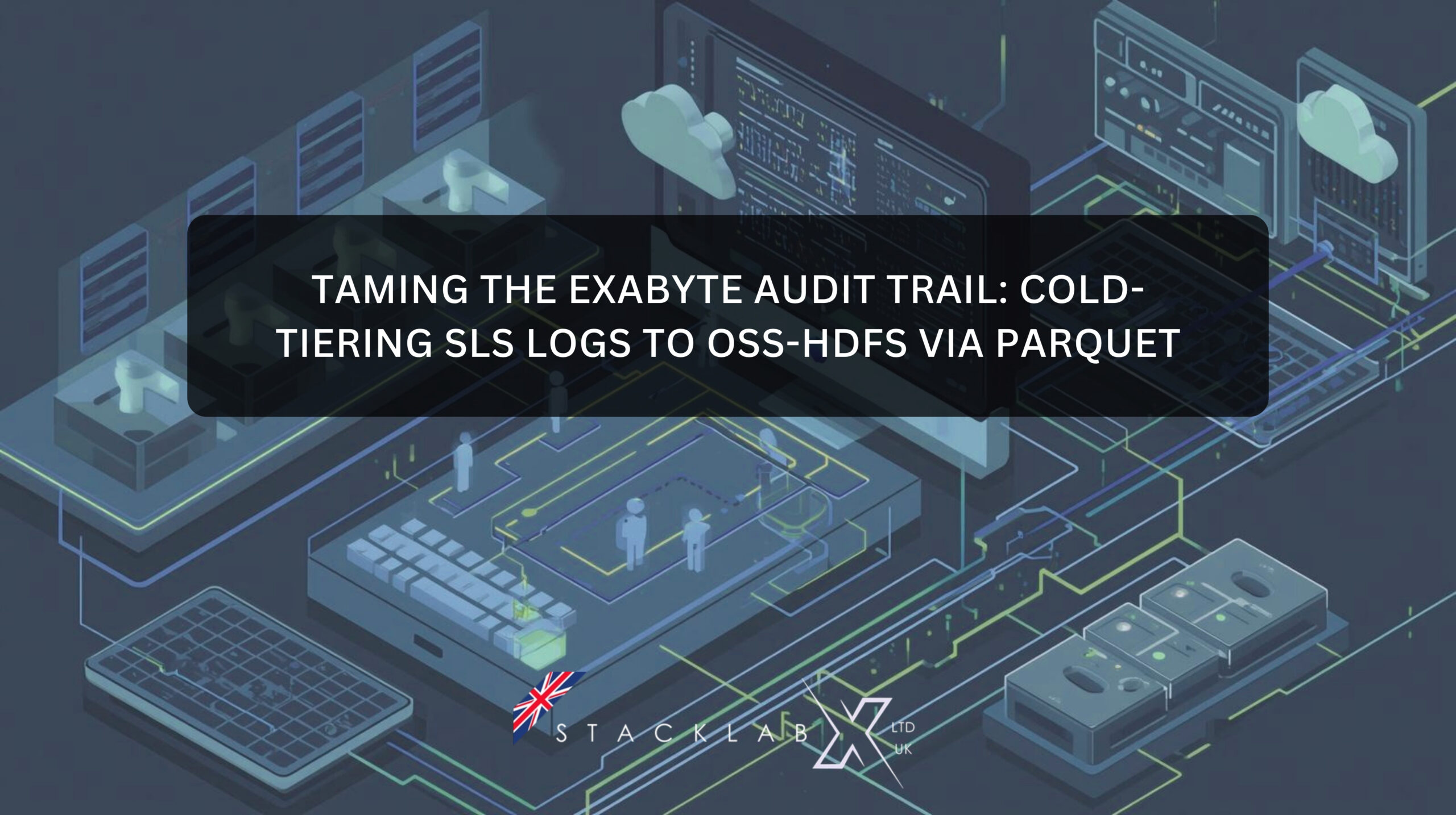 Taming the Exabyte Audit Trail: Cold-Tiering SLS Logs to OSS-HDFS via Parquet